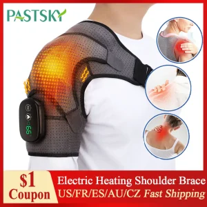 Electric Heating Shoulder Brace LED Display Vibration